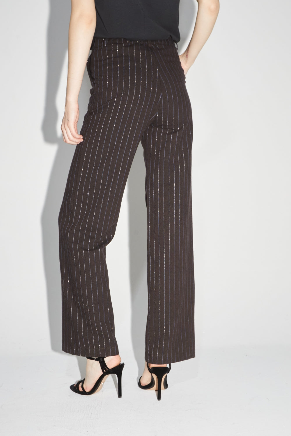 The Yves Chocolat Lines Goldblue Trousers