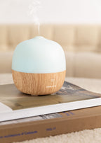 Aroma Studio - Difusor de aromas, humidificador e iluminación LED - Madera natural