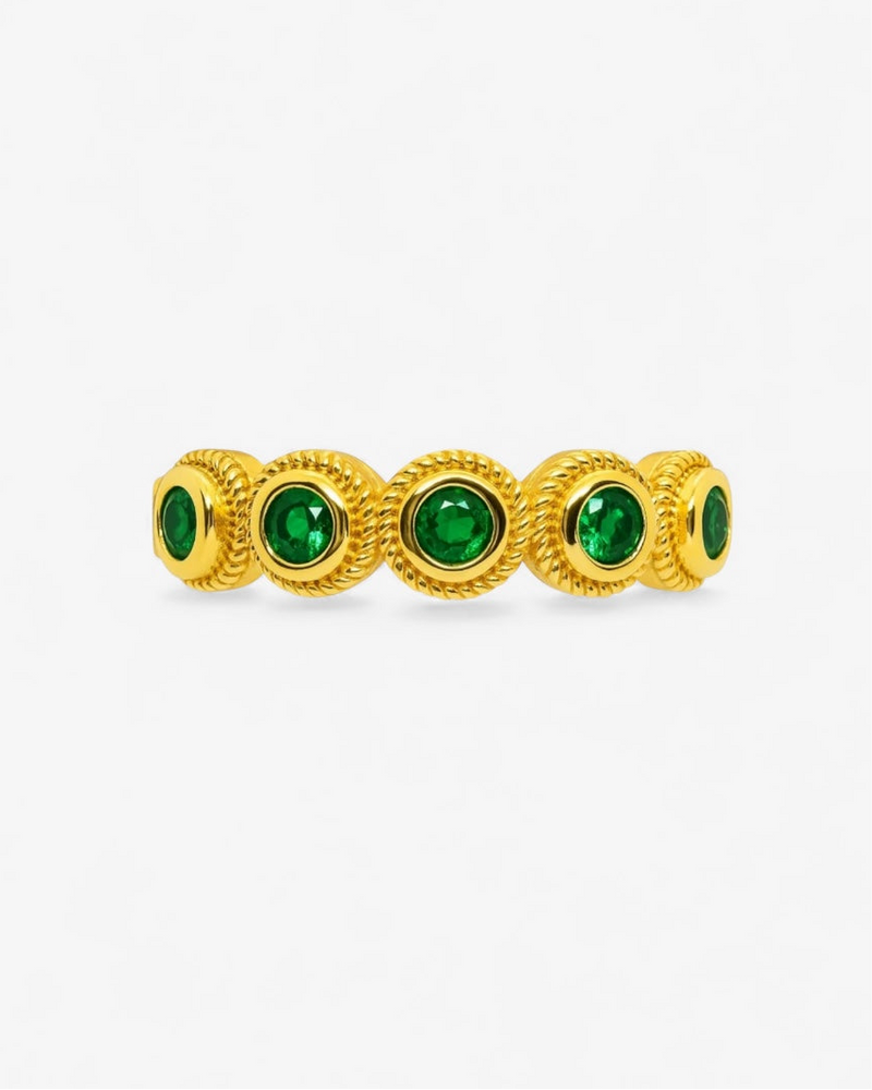 Bague Lágrima Verde