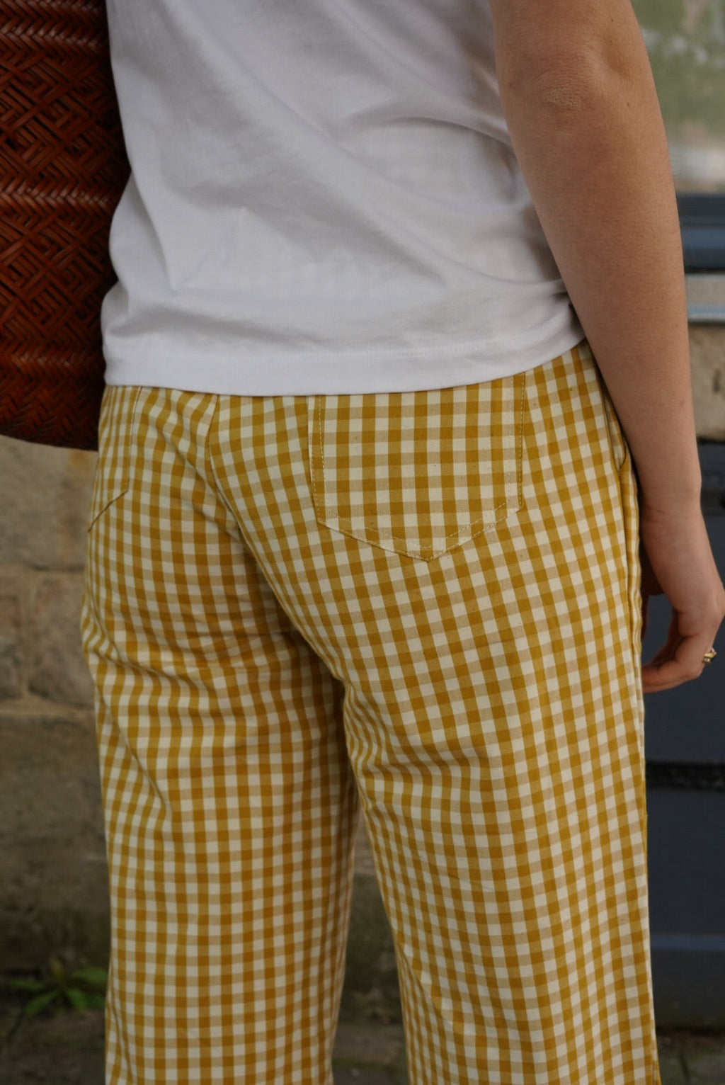 Emile Yellow Vichy Pants