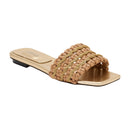 Aurnia Gold-Latte Sandal