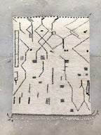 Alfombra bereber marroquí Beni Ouarain 3,42 x 2,09 m