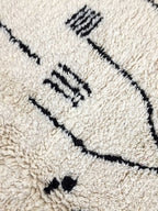 Alfombra bereber marroquí Beni Ouarain 3,42 x 2,09 m