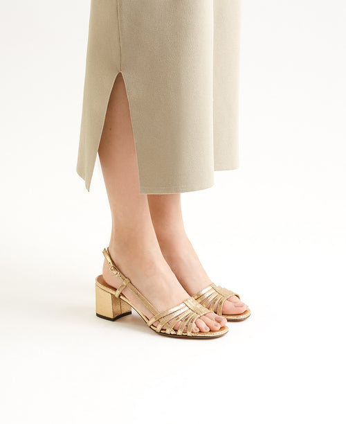 Sandals N°579 Gold