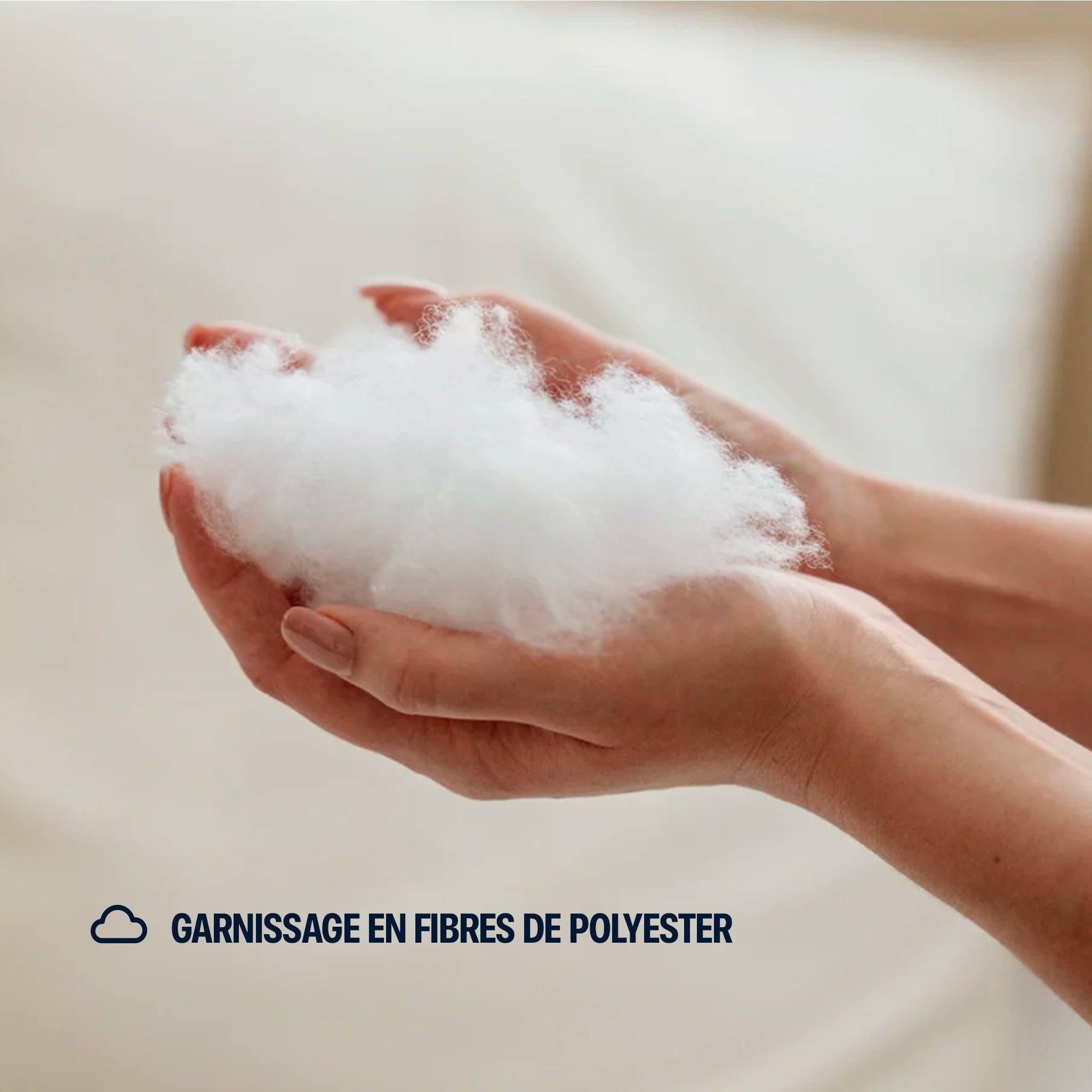 Oreiller Fluffy - Fibre De Polyester  - Lot De 2