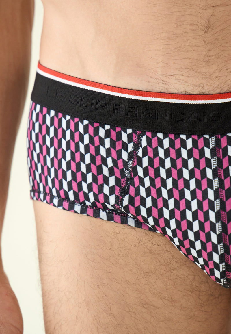 Slip En Coton - Terrible Flechette Fuchsia