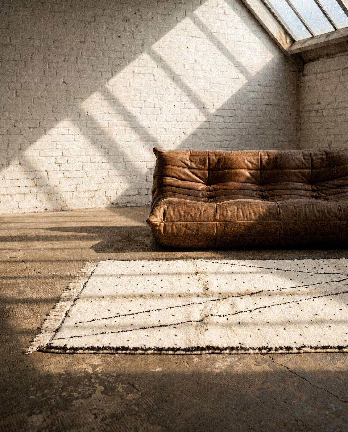 Alfombra bereber marroquí Beni Ouarain 2,35 × 1,57 m