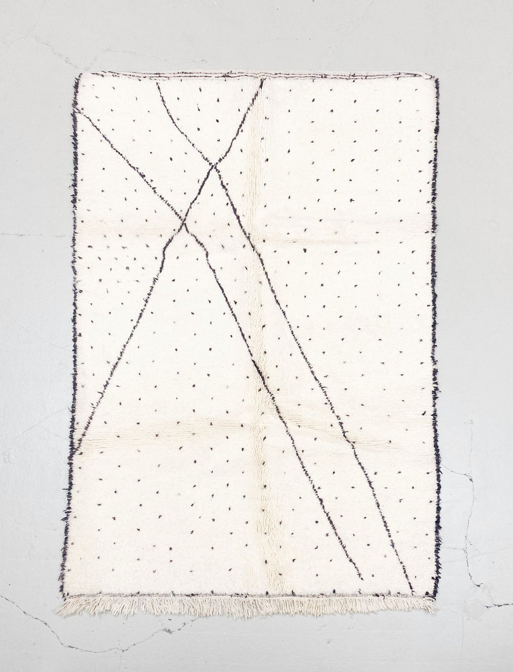 Alfombra bereber marroquí Beni Ouarain 2,35 × 1,57 m
