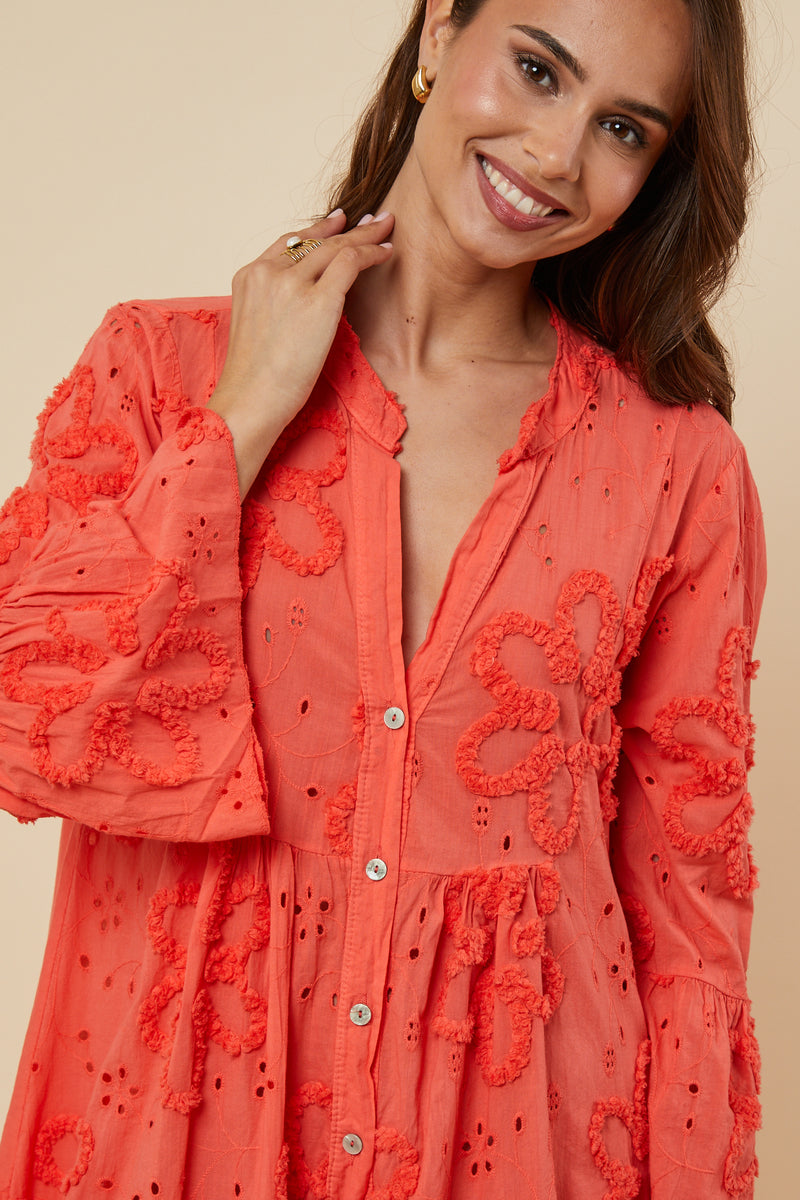 Vestido - Coral