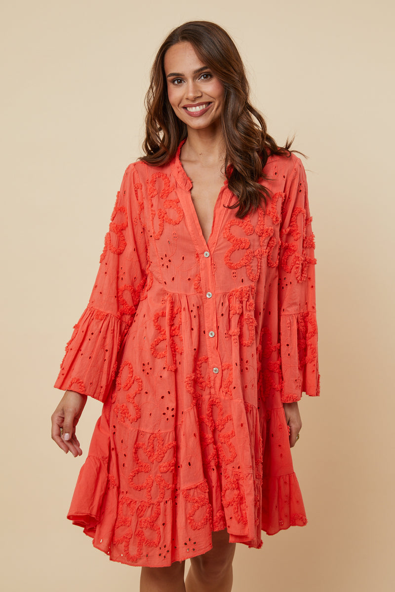 Vestido - Coral