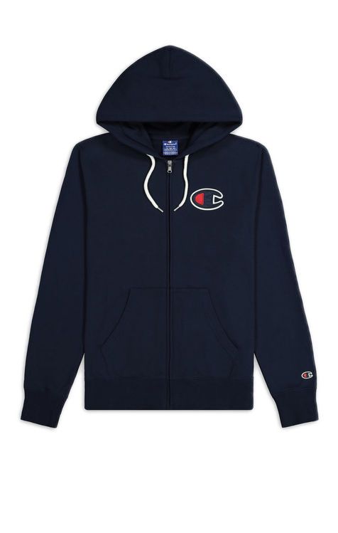 Sweat À Capuche Champion - Bleu