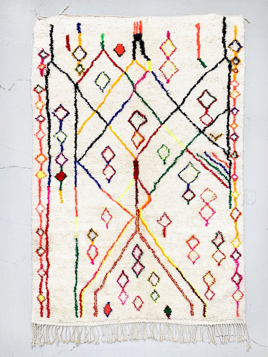 Alfombra bereber marroquí Azilal 2,98 × 1,93 m