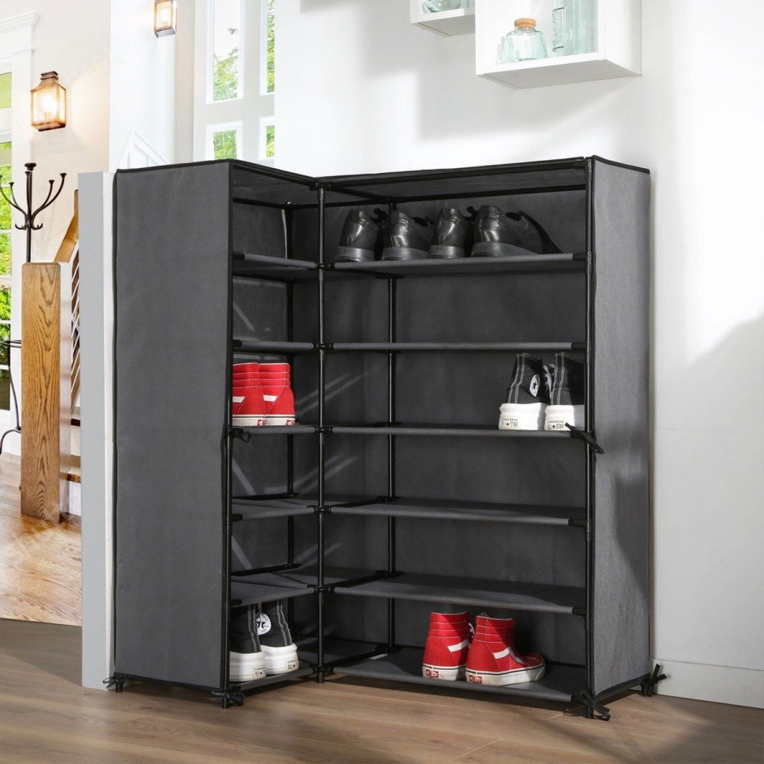 Armoire À Chaussures - Gris