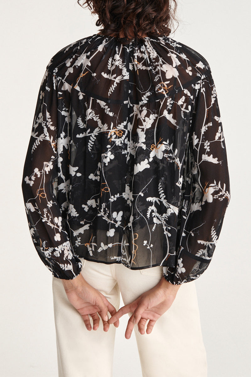The Kooples - Top Negro y Blanco - Mujer