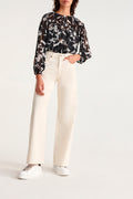 The Kooples - Top Negro y Blanco - Mujer