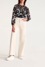 The Kooples - Top Negro y Blanco - Mujer