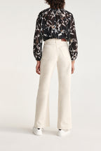 The Kooples - Top Negro y Blanco - Mujer