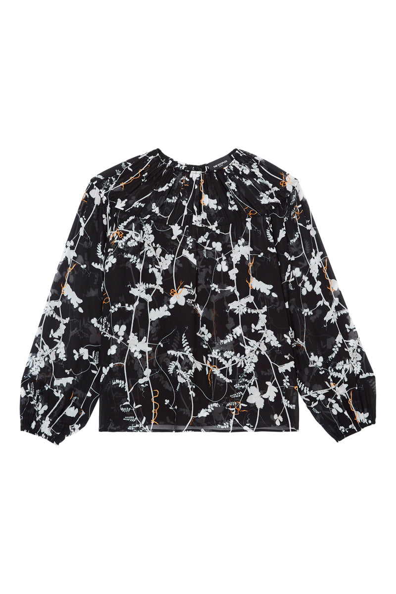 The Kooples - Top Negro y Blanco - Mujer