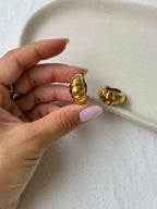 Pendientes Agatha Vintage - Aros Dorados