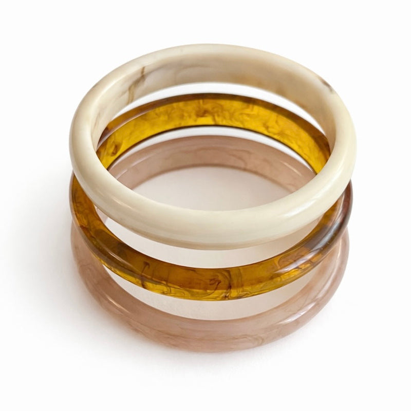 Lot De 3 Joncs Résine Erica Brun