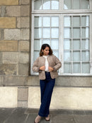 Veste Matelassée Marron Clara