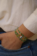 Bracelet triple - Oz vert