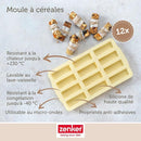 Zenker - Moule En Silicone Pour 12 Barres De Muesli Zenker Sweet Sensation - Beige