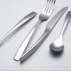 24 Piece Cutlery Set - Stainless Steel - Satin Finish Stainless Steel