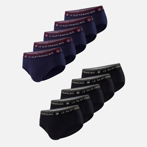 Sous Vetement Pack 10 Intrepide - Noir