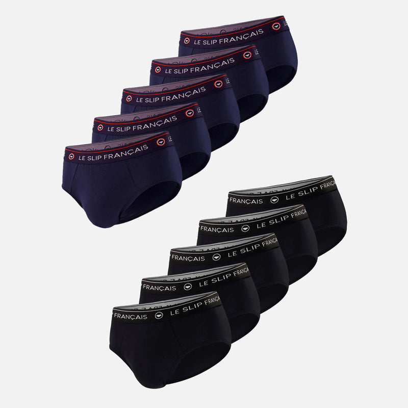 Sous Vetement Pack 10 Intrepide - Noir