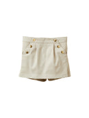 Cyrillus - Jupe Satin - Beige Clair Uni - Fille