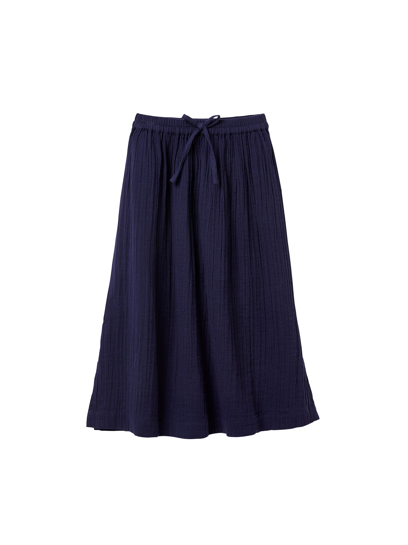Jupe Longue - Bleu Fonce Uni 3 - Fille