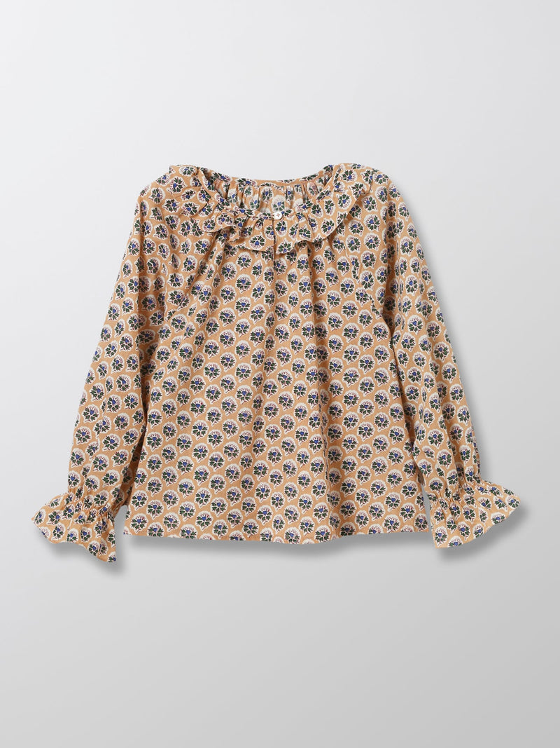 Blusa Jamini - Estampado Beige Claro - Niña