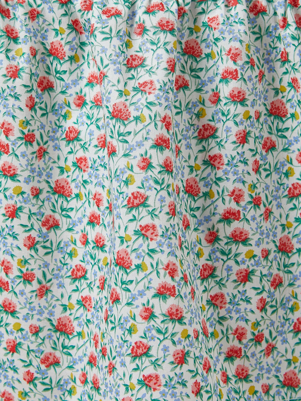 Blusa con plastrón fruncido - Estampado celeste - Niñas