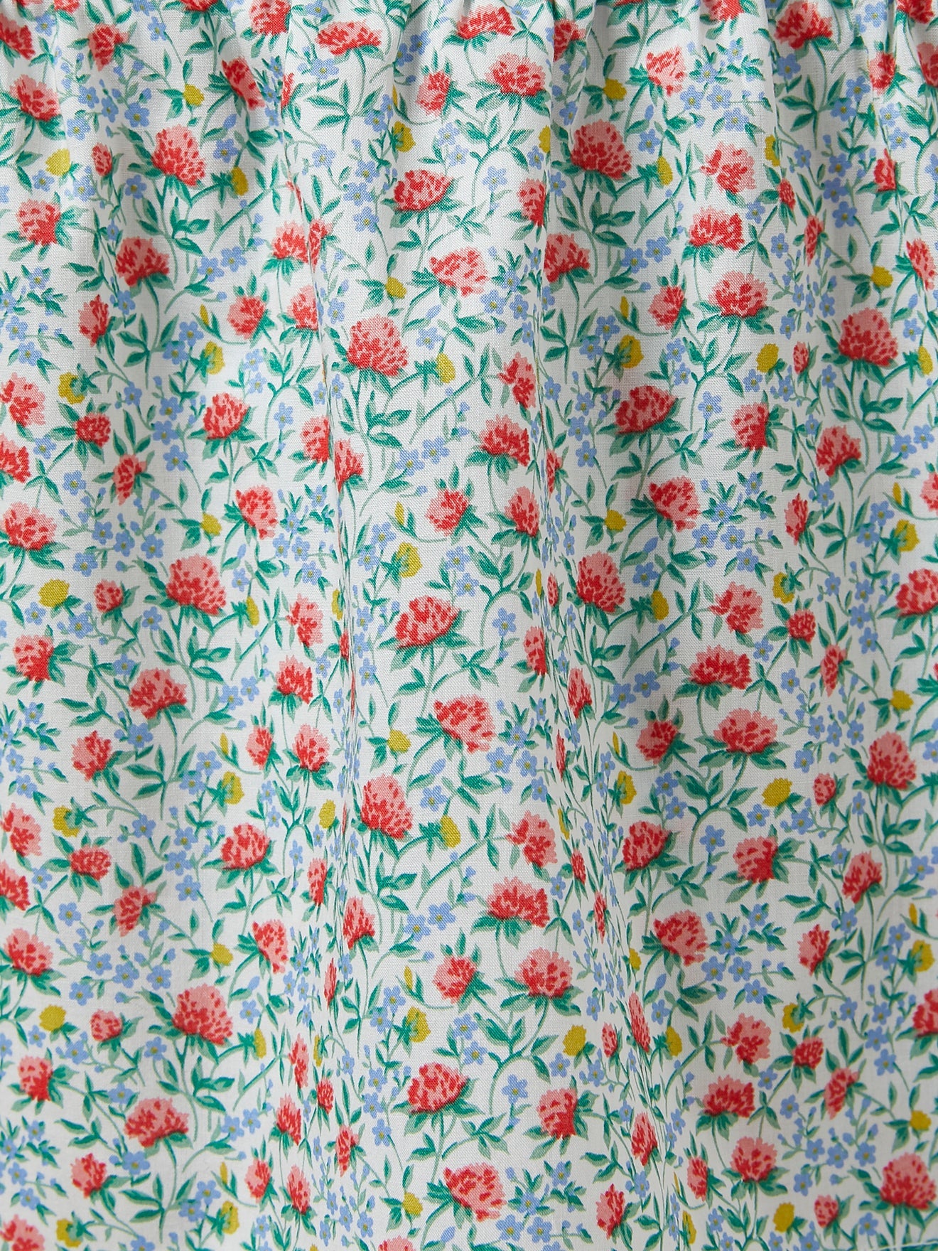 Blusa con plastrón fruncido - Estampado celeste - Niñas