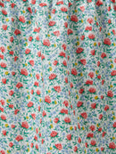 Blusa con plastrón fruncido - Estampado celeste - Niñas