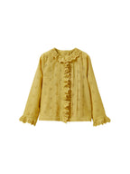 Camisa Ml Bordado - Liso Verde Medio - Niña