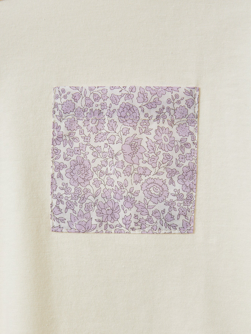 T-shirt Joli Dos - Blanc Clair Uni Avc Decor - Fille