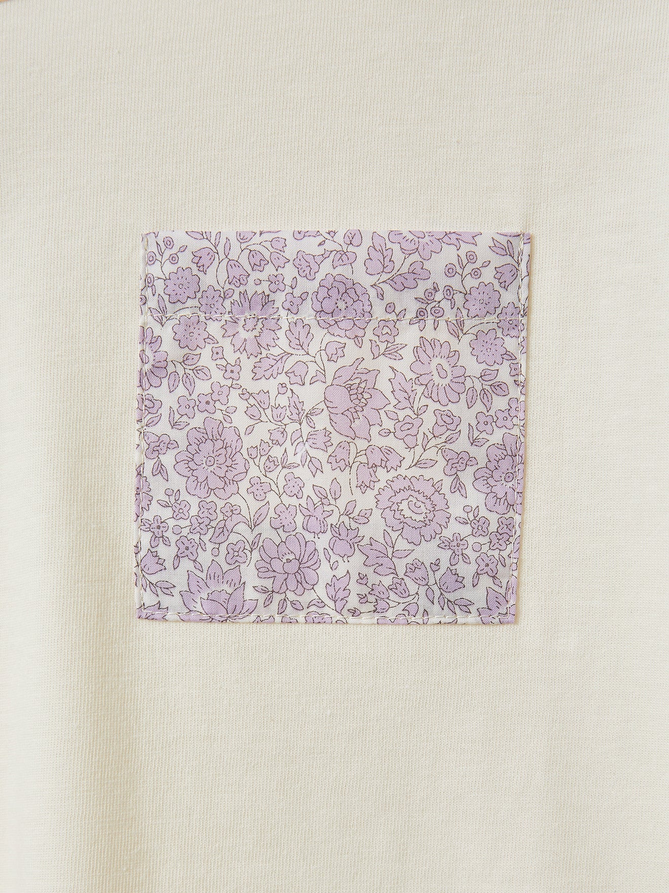 T-shirt Joli Dos - Blanc Clair Uni Avc Decor - Fille