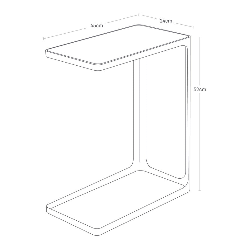 Table D'Appoint Basse - Frame - Noir