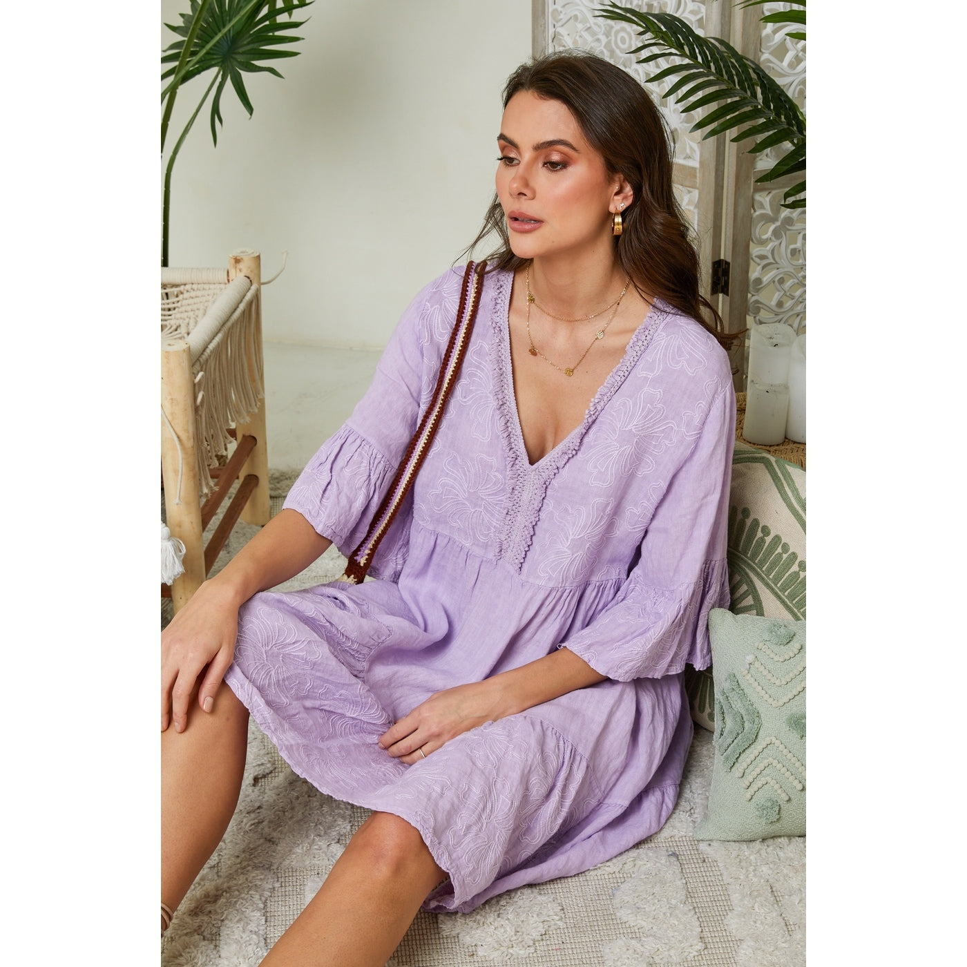 Robe - Lilas - Femme