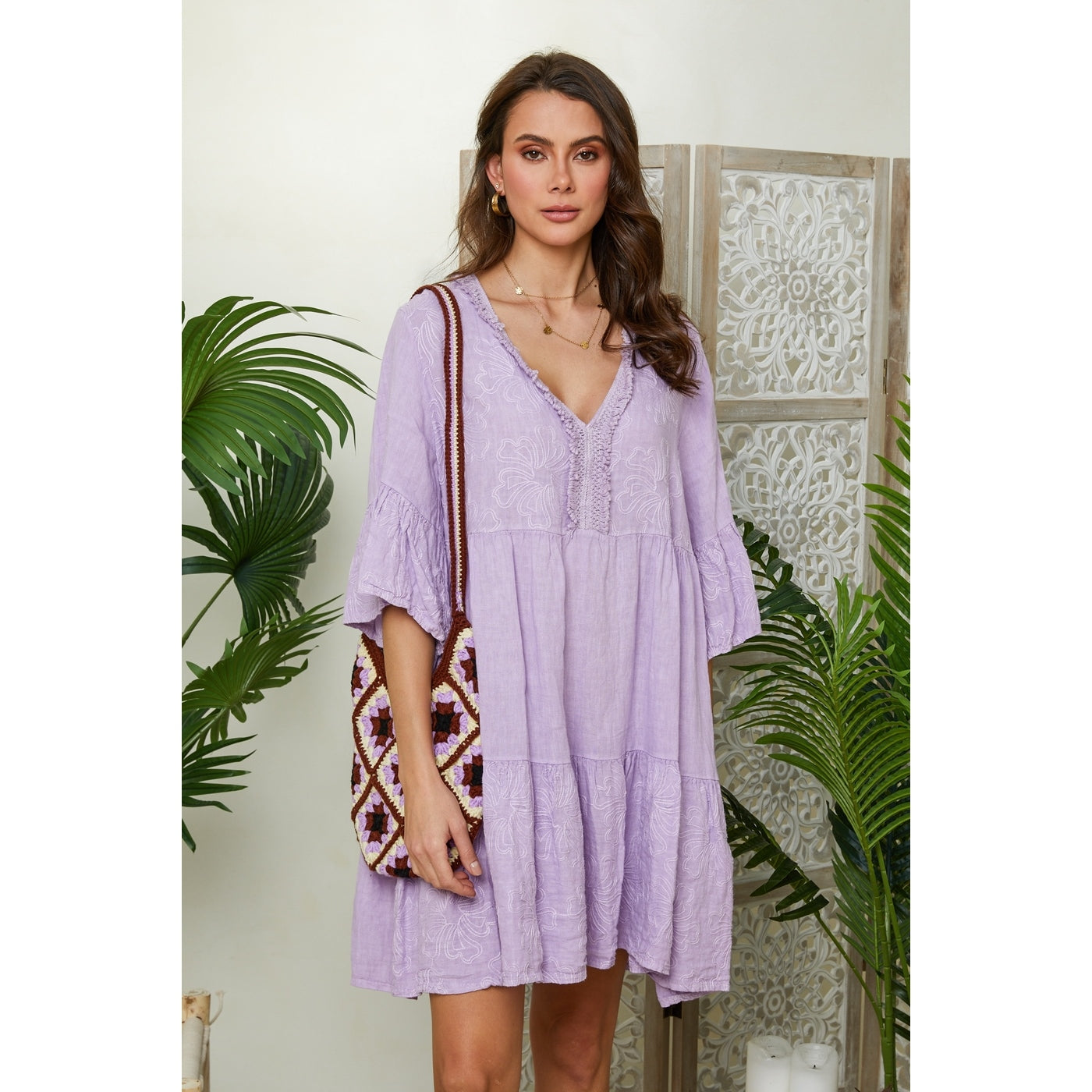 Robe - Lilas - Femme
