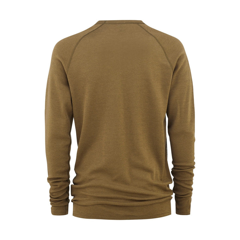 T-Shirt En Laine Mérinos Geo - Moss - Homme