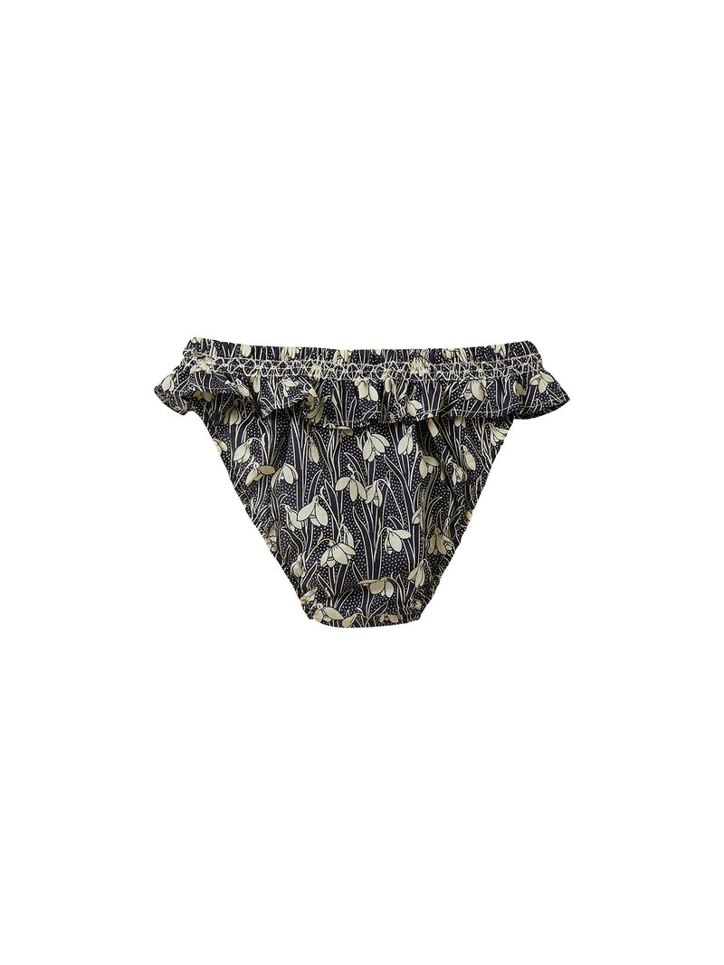 Braguitas fruncidas - Estampado negro - Niñas