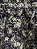 Culotte À Smock - Noir Imprime - Fille