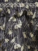 Braguitas fruncidas - Estampado negro - Niñas