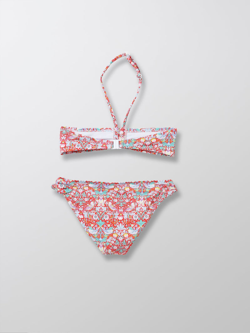Bañador Liberty 2 Piezas - Estampado Rojo Medio - Niña
