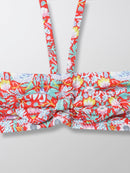 Bañador Liberty 2 Piezas - Estampado Rojo Medio - Niña