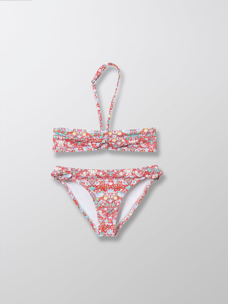 Bañador Liberty 2 Piezas - Estampado Rojo Medio - Niña