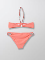 Maillot Deux Pièces Liberty - Rouge Moyen Imprime - Fille